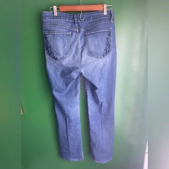 NYDJ Marilyn Straight Jeans Size 8P 8 Petite GUC! - Picture 7 of 7